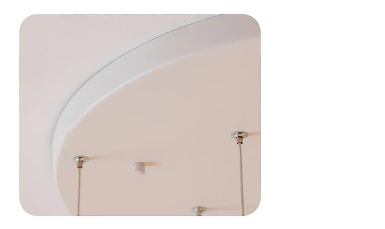 Nordic Cream Style Glass Pendant Lamp Luxury stair chandelier