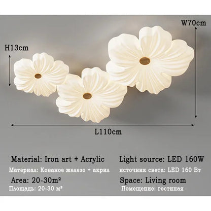 Nordic Flower Shape Ceiling Lights