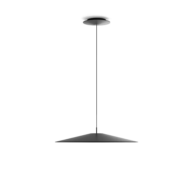 Minimalist black Flying Saucer Pendant lamp led round dining lamp