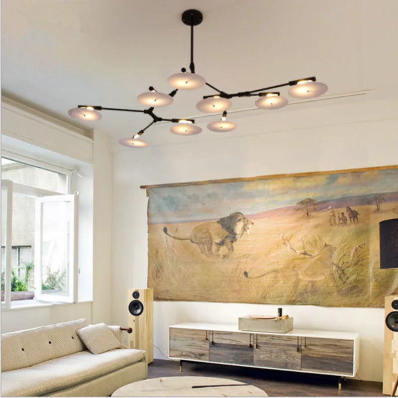 Modern tree branch chandelier luxury decoration Nordic replica lamp