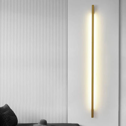 Modern Black Long Strip Wall Lamp Outdoor waterproof Corridor staircase wall light