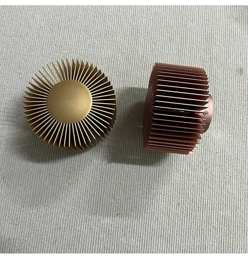 Modern small wall lamp Designer aluminium wall light Black Rose Gold bedroom night sconce