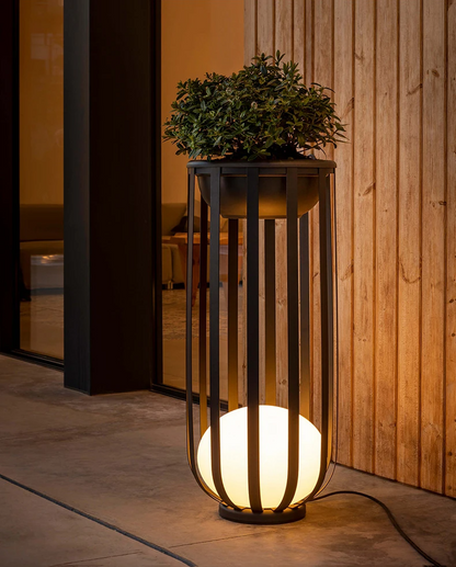 Outdoor Waterproof Lawn Lamps Solar Courtyard Balcony Garden Plant Flowerpot LED lamp