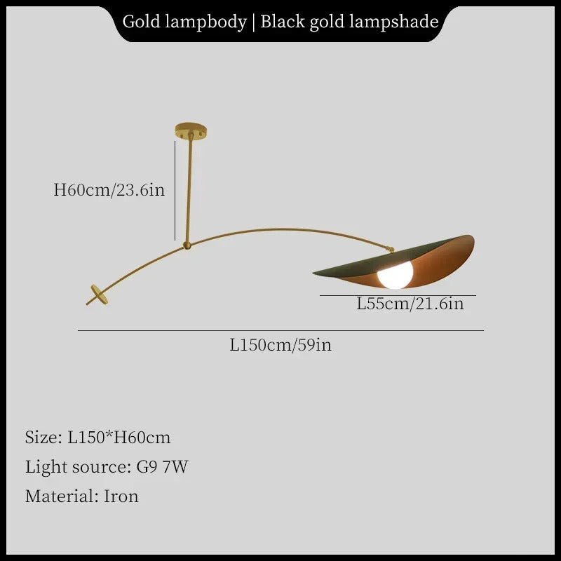 Nordic Long Arm Hanging Lamp Creative Design Mobile Lighting