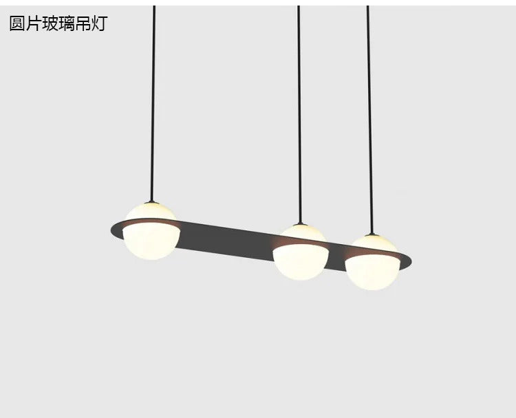 Laurent Collection Nordic glass ball pendant light art led geometric lamp