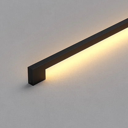 Modern Black Long Strip Wall Lamp Outdoor waterproof Corridor staircase wall light