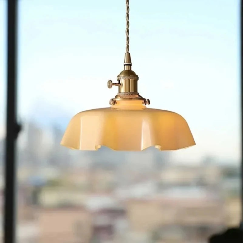French Flower Pendant Light 
