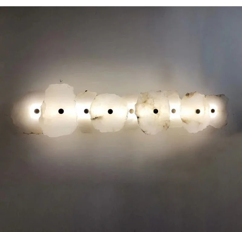 Natural Marble Luxury Wall Lamp Nordic Irregular stone Sconce light