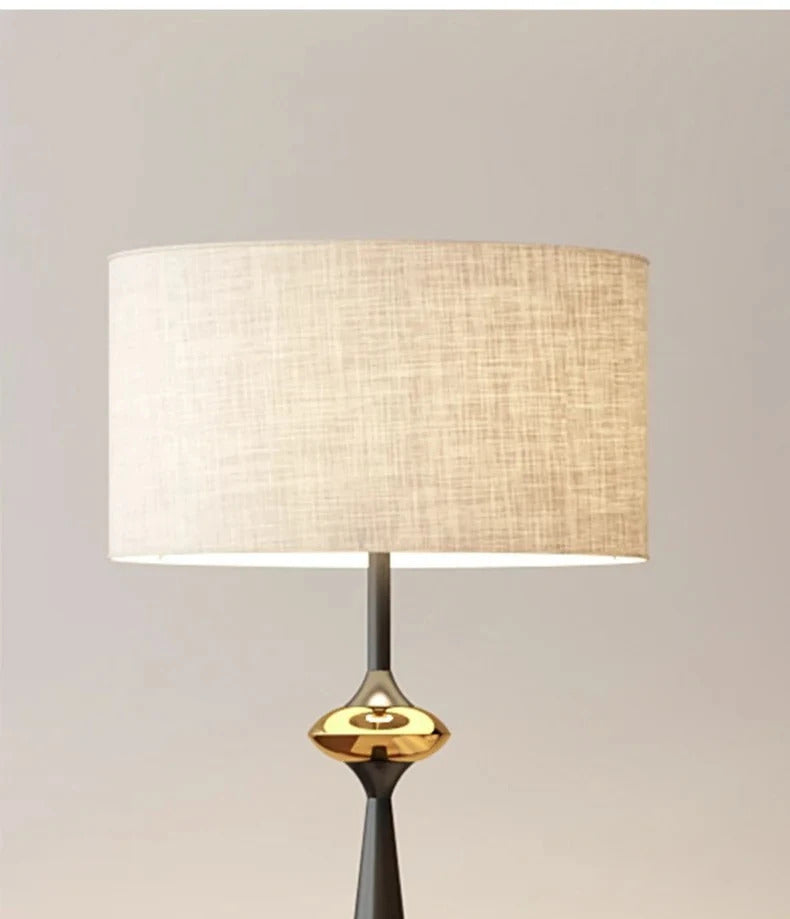 Wabi-sabi Floor Lamp Cloth Cover Art Decorative Bedroom Bedside Floor Light