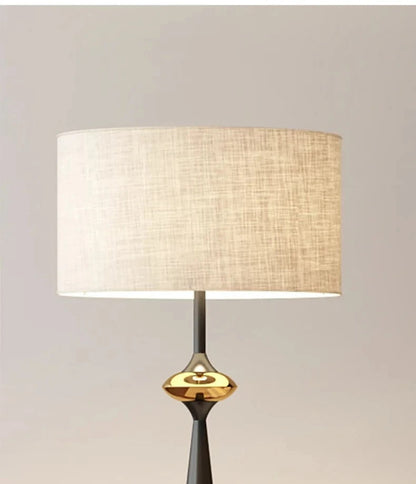 Wabi-sabi Floor Lamp Cloth Cover Art Decorative Bedroom Bedside Floor Light