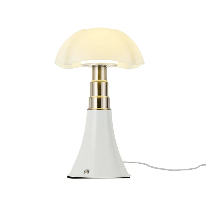 Italy Designer Wrought Iron LED Table Lamps White Petal Glass Lampshade Bauhaus Living Room Bedroom Restaurant Office Desk Light