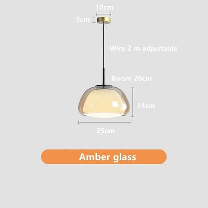 Danish Jelly Pendant lamp Bedroom bedside lamp