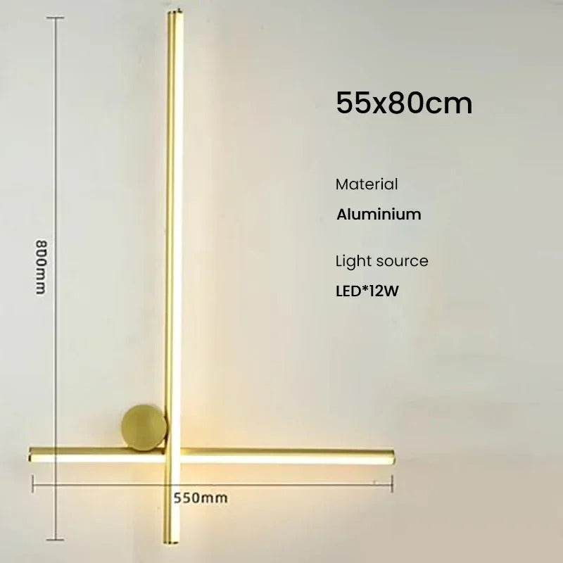 Coordinates Chandelier Modern LED Linear Ceiling Chandelier
