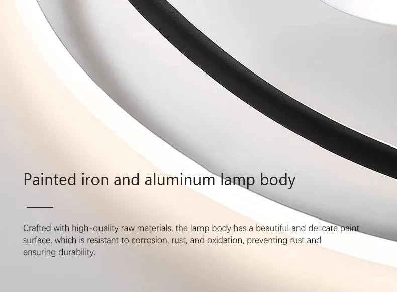 Modern LED Ceiling Fan Light Remote Dimming 6 Levels Silent Living Room lighting