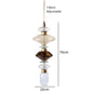 Clear Amber Glass LED Chandelier Modern Pendant Lamp Hall Parlor Restaurant Bedside Lighting Fixtures Wire 150cm Adjustable