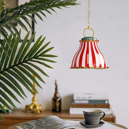 American Circus Style Chandeliers Glass Lampshade Led Pendant Lights