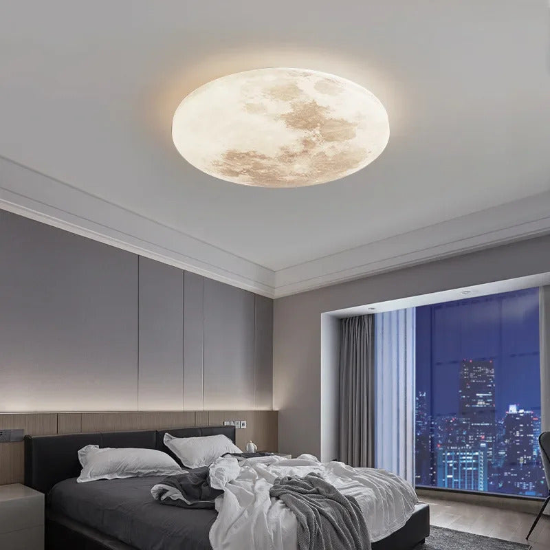 Lunar LED Ceiling Light Minimalist Bedroom Kitchen Balcony Decor Lighting Fixture