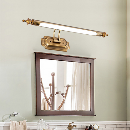 Europe Retro LED Mirror wall lamp Luxury gold bathroom cabinet mirror Headlight