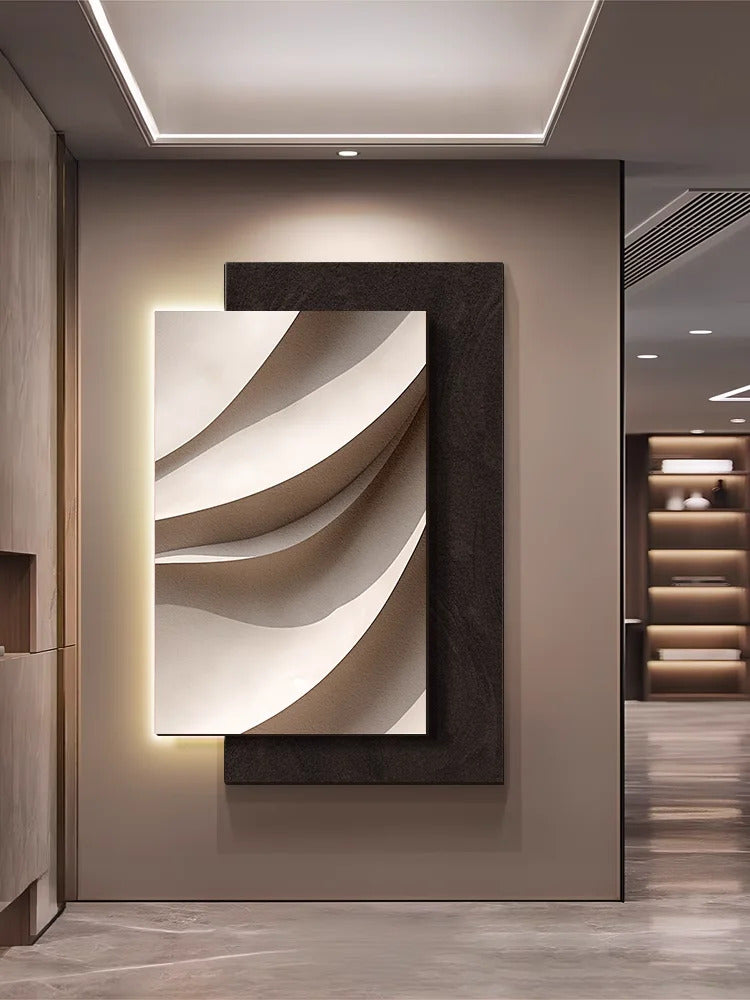 Italy Designer Geometric Wall Lamp Square Mounted Background Hallway Sconce lighting