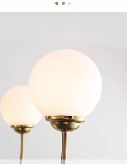 Nordic glass Pendant lamp French Gold chandelier