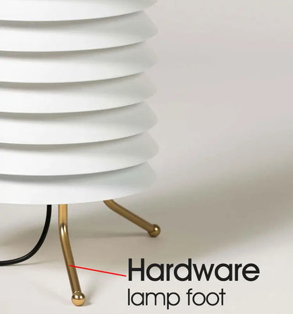 Maija Table Lamp medieval style Nordic design lamp replica living room retro pleated floor lamp study white bedside table light