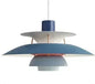 PH Pendant Lamp Danish Designer Umbrella Ceiling Chandelier Modern Colorful Led Pendant Lamp