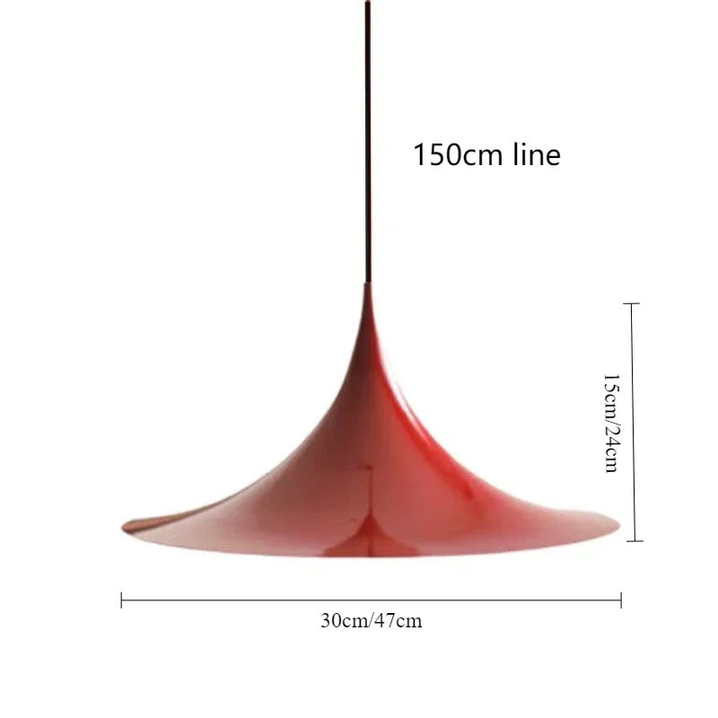 Modern French Designer LED Pendant Light for Dining Table Study Lamp Nordic Danish Restaurant Bar Counter Simple Decor Lighting