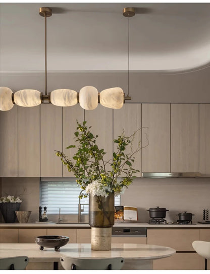 Nordic Luxury Pendant Lamp Designer All Copper Marble Pendant Lamp