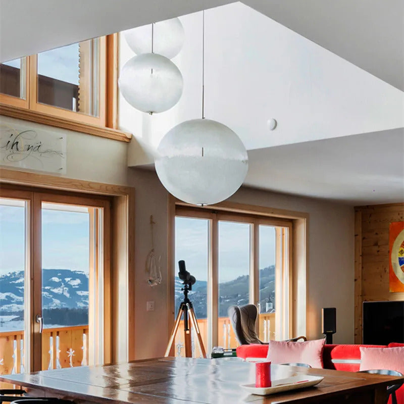 Danish design Moon Pendant light Italian Postkrisi Designer orb chandelier Atmosphere light