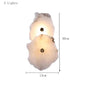 Natural Marble Luxury Wall Lamp Nordic Irregular stone Sconce light