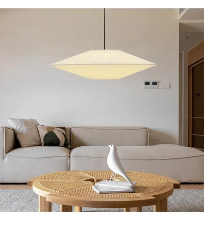 Brera Pendant Lamp Japanese Fabric Pendant Lamp Creative Dining Room B&B Ceiling Chandelier