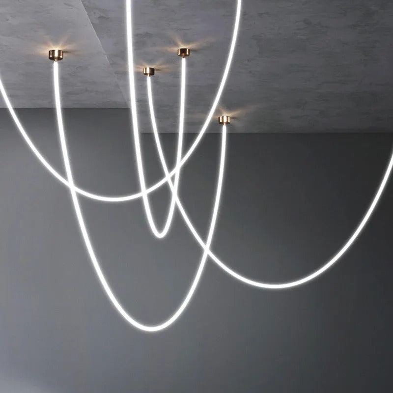 Tracer Loop Chandelier design interieur Light