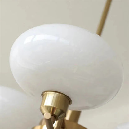 Mid century Bauhaus Chandeliers French Cream Style Pendant Lights