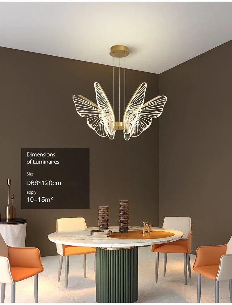 Butterfly Chandelier Bedroom kitchen island chandelier