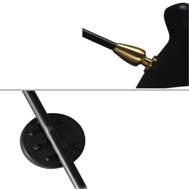 Industrial Long Pole Swing Wall lamp Nordic Spider ceiling Light Minimalist wall Sconce