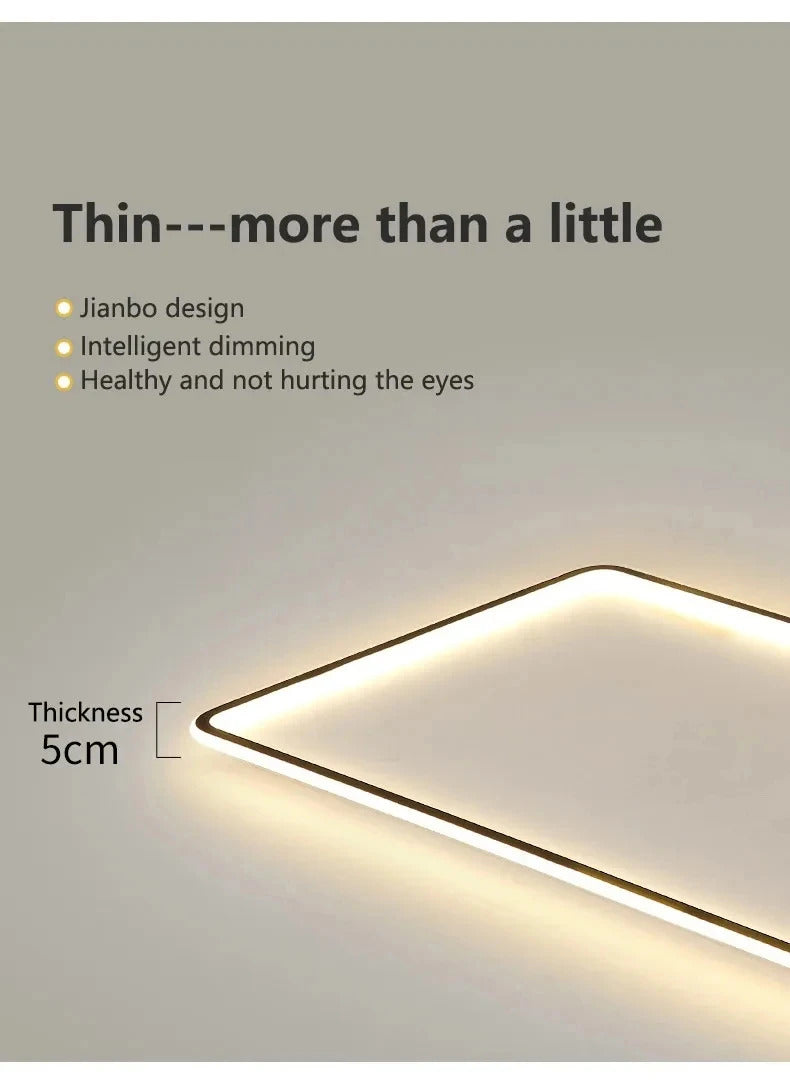 Ultrathin LED Ceiling Lamp Living Room Bedroom Home Decor Lighting Fixture