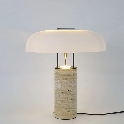 Nordic Table Lamps Natural Yellow Cave Stone Wabi Sabi Style Homestay Decoration Hotel Living Room Study Glass Bedroom Bedside