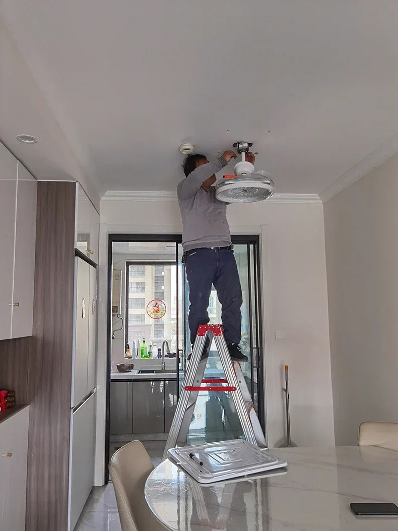 Ceiling Fan With Light Modern Remote Smart Invisible Ceiling Fan Bedroom Lamp