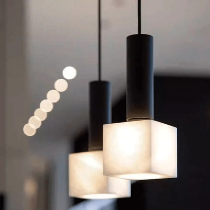 Marble living room corridor Small Chandelier Modern Simple Bedroom Bedside Pendant Light