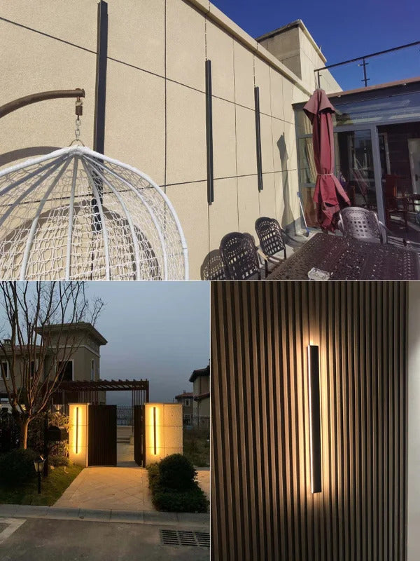 Outdoor Wall Lamps Waterproof Line Minimalist wall Lights Long Strip IP65 Wall Lights