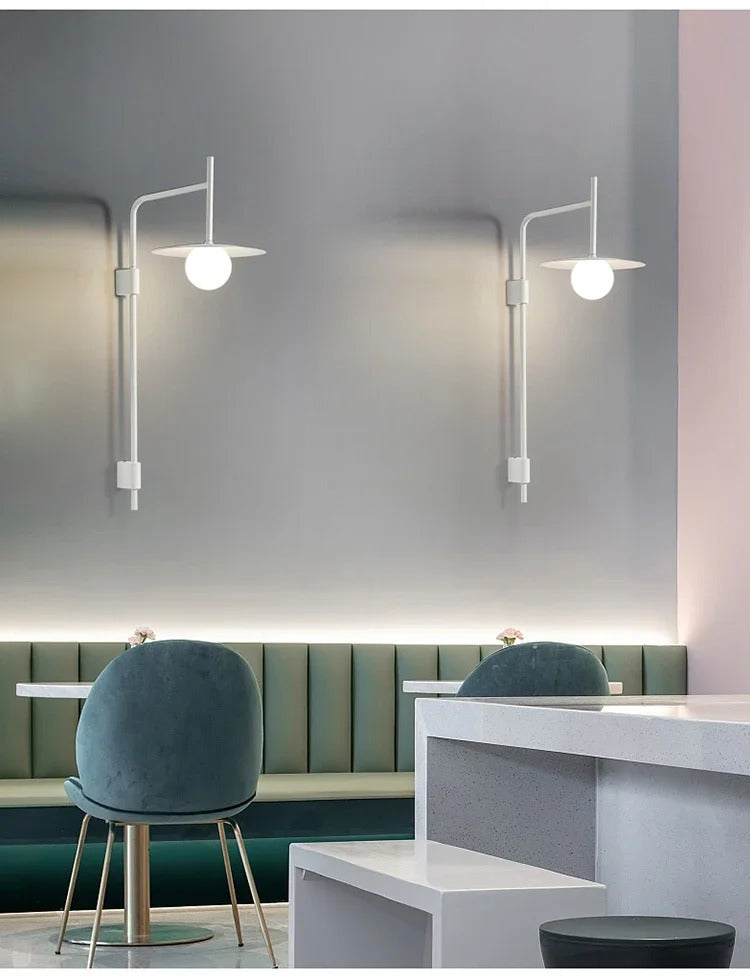 Nordic wall light living room Modern Minimalist Creative mirror wall Wall Lamp