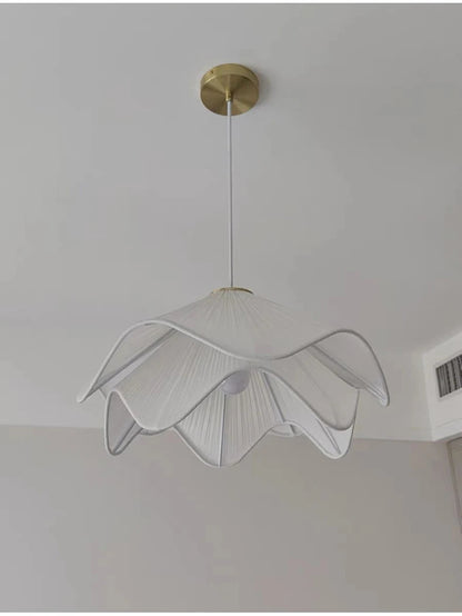 Lia Pendant lamp Nordic white fabric pendant light