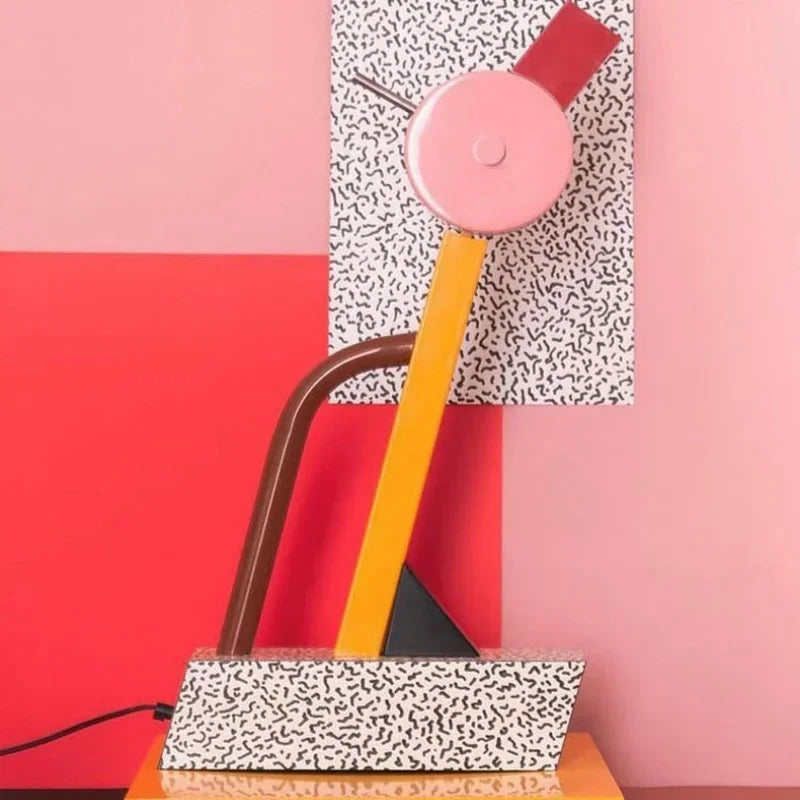 Milan Art Abstract Duck Table Lamp LED G4 Bulb Rainbow Metal Bedside Lamps Bedroom Art Children‘s Room Decorative Light Fixture