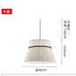 Wabi-sabi Style Pendant Lights Modern Fabric Pendant Lamp Minimalism Cloth Art Chandelier