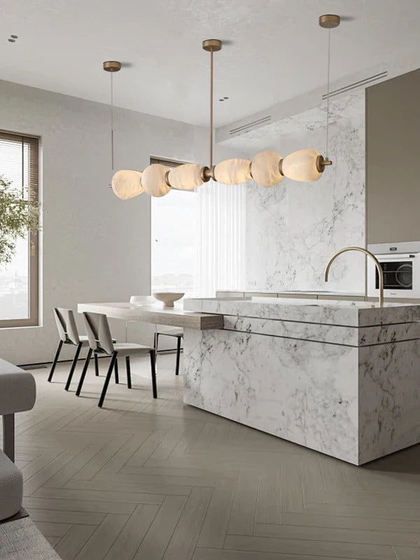 Nordic Luxury Pendant Lamp Designer All Copper Marble Pendant Lamp