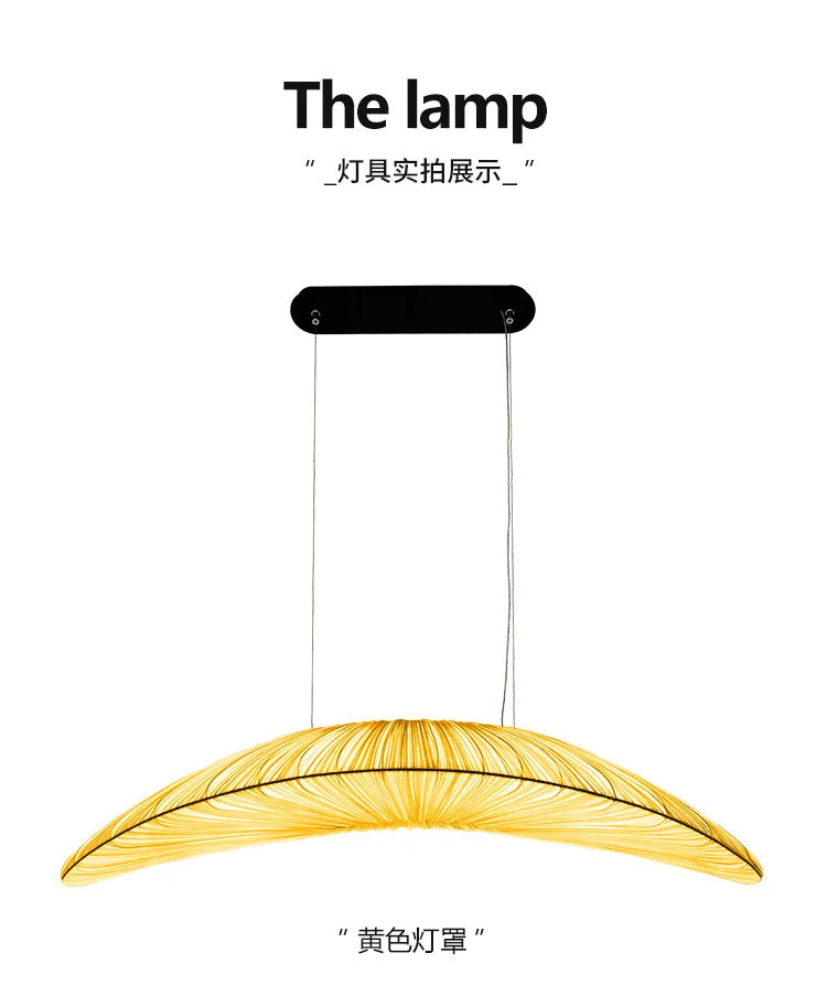 Personality Marine Cloth Pendant Light Designer Sailboat Ceiling Chandelier