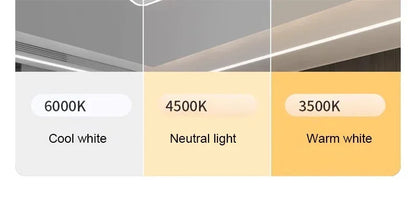 Invisible leafless LED ceiling fan light bedroom hotel remote control hanging lamp