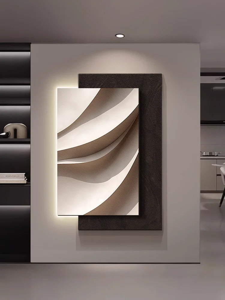 Italy Designer Geometric Wall Lamp Square Mounted Background Hallway Sconce lighting