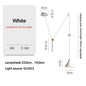 Modern minimalist Linear pendant light Nordic Industrial hanging light