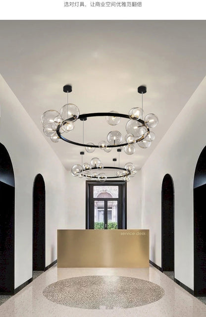 Molecule chandelier LED Modern Minimalist lustre nordic chandelier